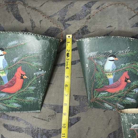 Winter birds wall decor, set of three - Picture 11 of 12